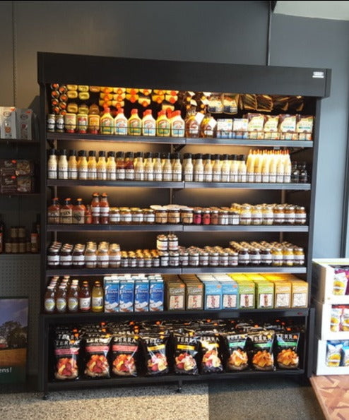 Bread Wall Shelf Unit with Bottom Case