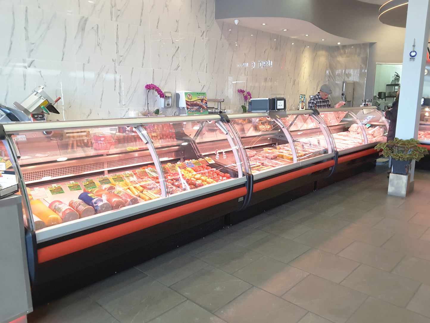 47"D Deli Meat Cheese & Salad Case, Lift-up Front Glass