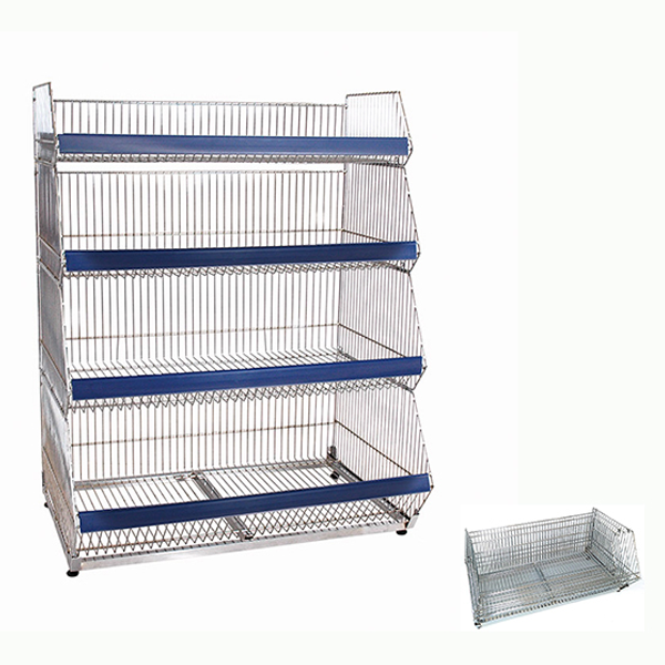 Promotion Stand 4-Storey, Standard Galvanized Coating