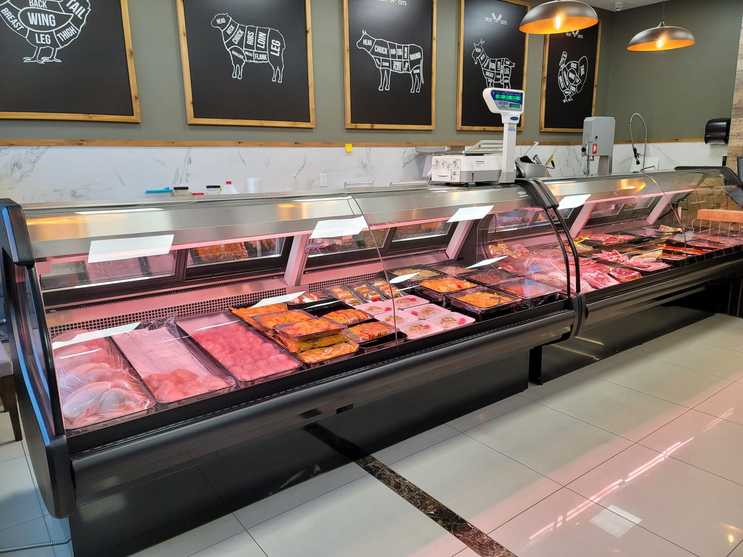 Deli Meat & Cheese Case, Sliding Back Door