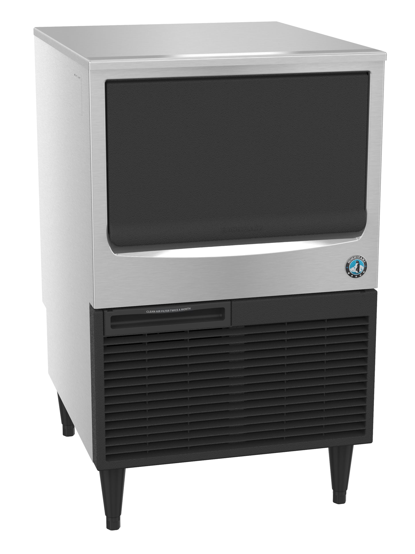 163 lbs Crescent Cuber Icemaker, Air-cooled, Built in Storage Bin