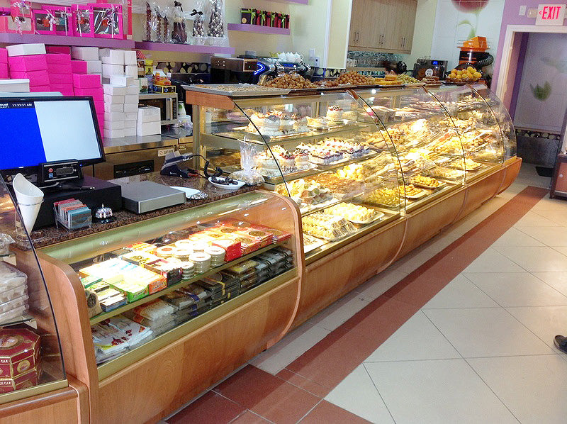 Cash Counters, Wood Finish