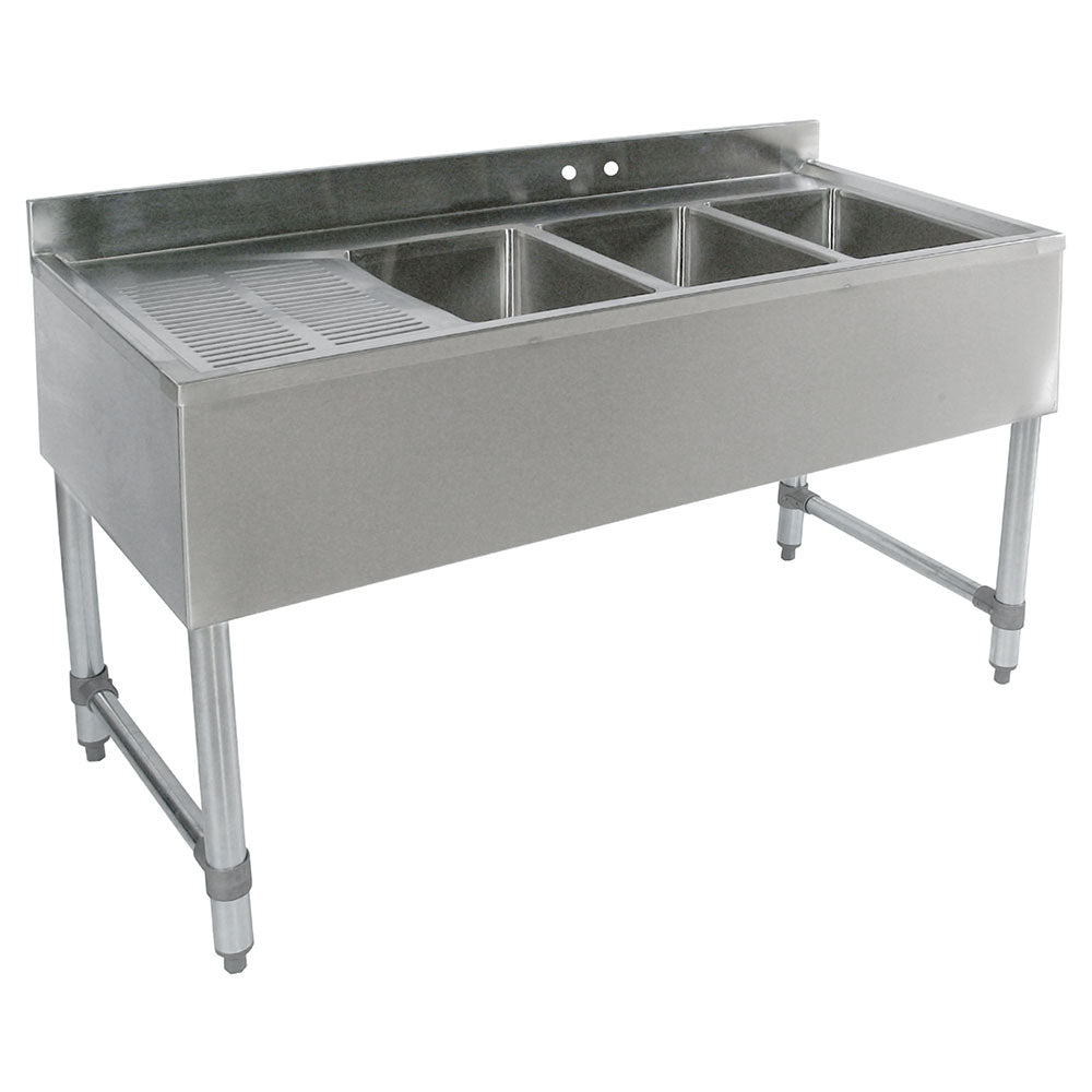26" STANDARD BAR SINKS - 1 BOWL LEFT DRAINBOARD