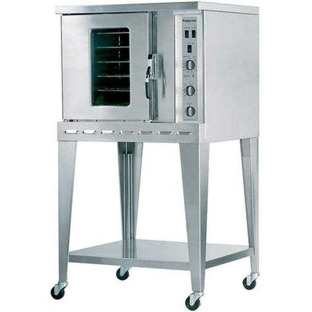 Single Deck Full Size Gas Convection Ovens w/ Electronic Controls