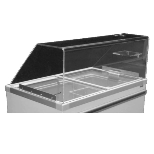Acrylic Food Guard for CF Series Ice Cream Cabinets
