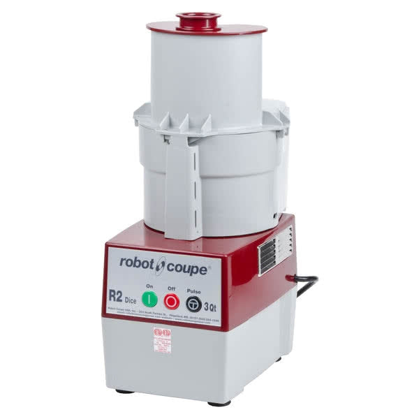 Continuous Feed Food Processor w/ 2 Discs & Dicing Kit