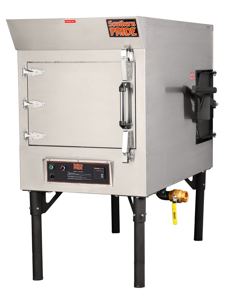 Gas‐Fired Wood‐Burning Rotisserie Smoker (120V)