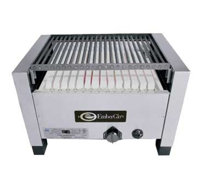 26" Counter-top Open Hearth Open Front Gas Broiler