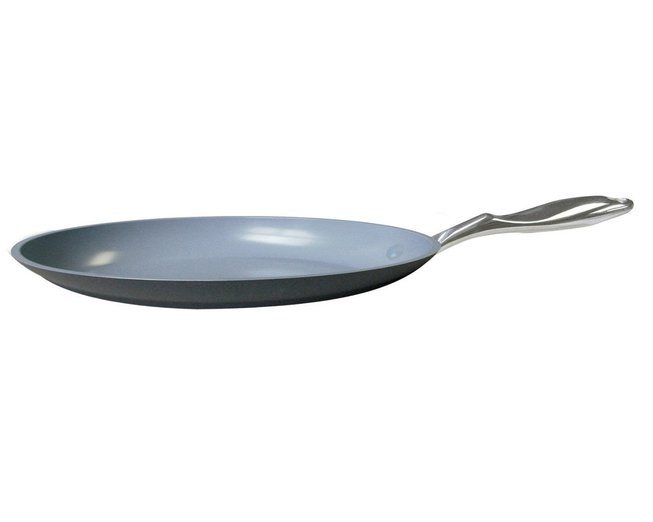 24 CM CREPE PAN, S/S, CERAMIC, CK GREEN CUISINE GREBLON