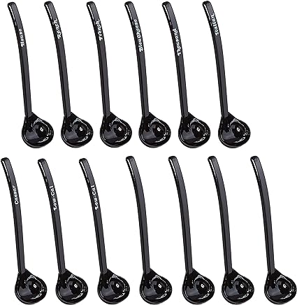 BLUE CHEESE 9.5" BLACK PLASTIC LADLE