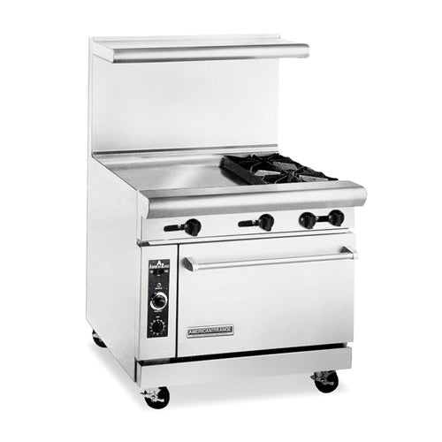 24" Wide Restaurant Range w/ 24" Griddle