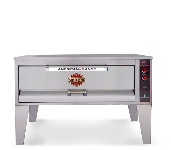 Single Brick Lined Deck Pizza Oven