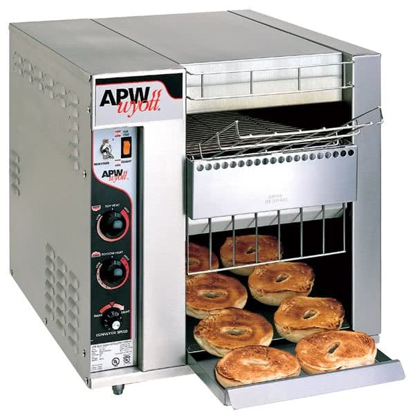 Bagel Master Conveyor Toaster with 3 Opening BT 15 3 Igloo Food Equipment