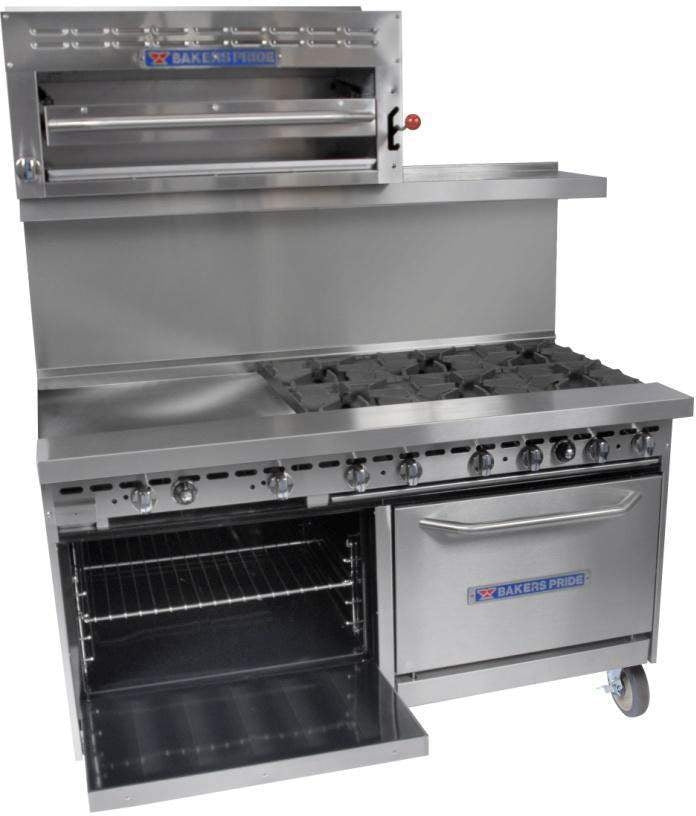60" Restaurant Series Range, 6 Burners w/ Griddle