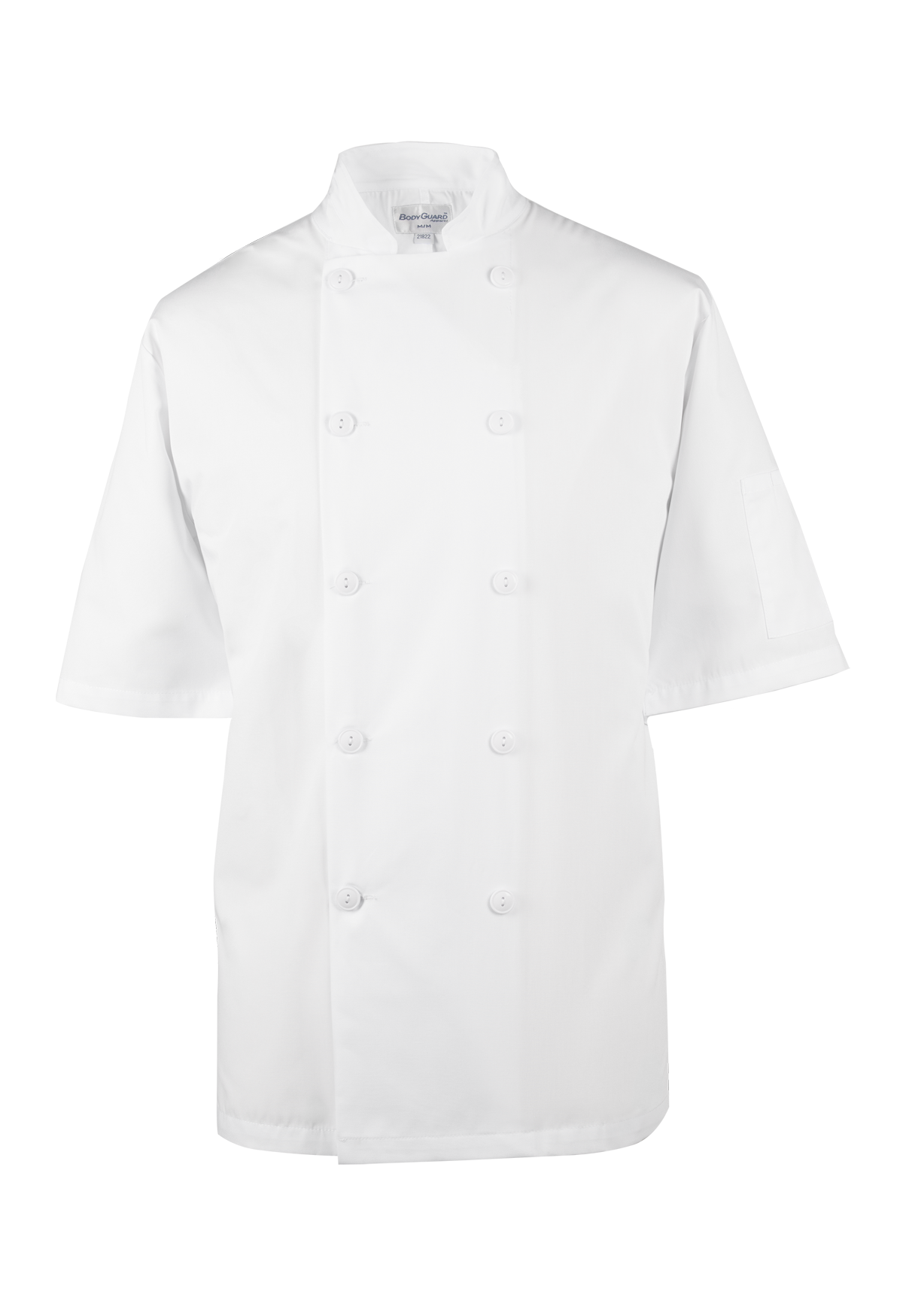 BG21820W-XS : Chef Jacket, Back Mesh, Short Sleeve, White