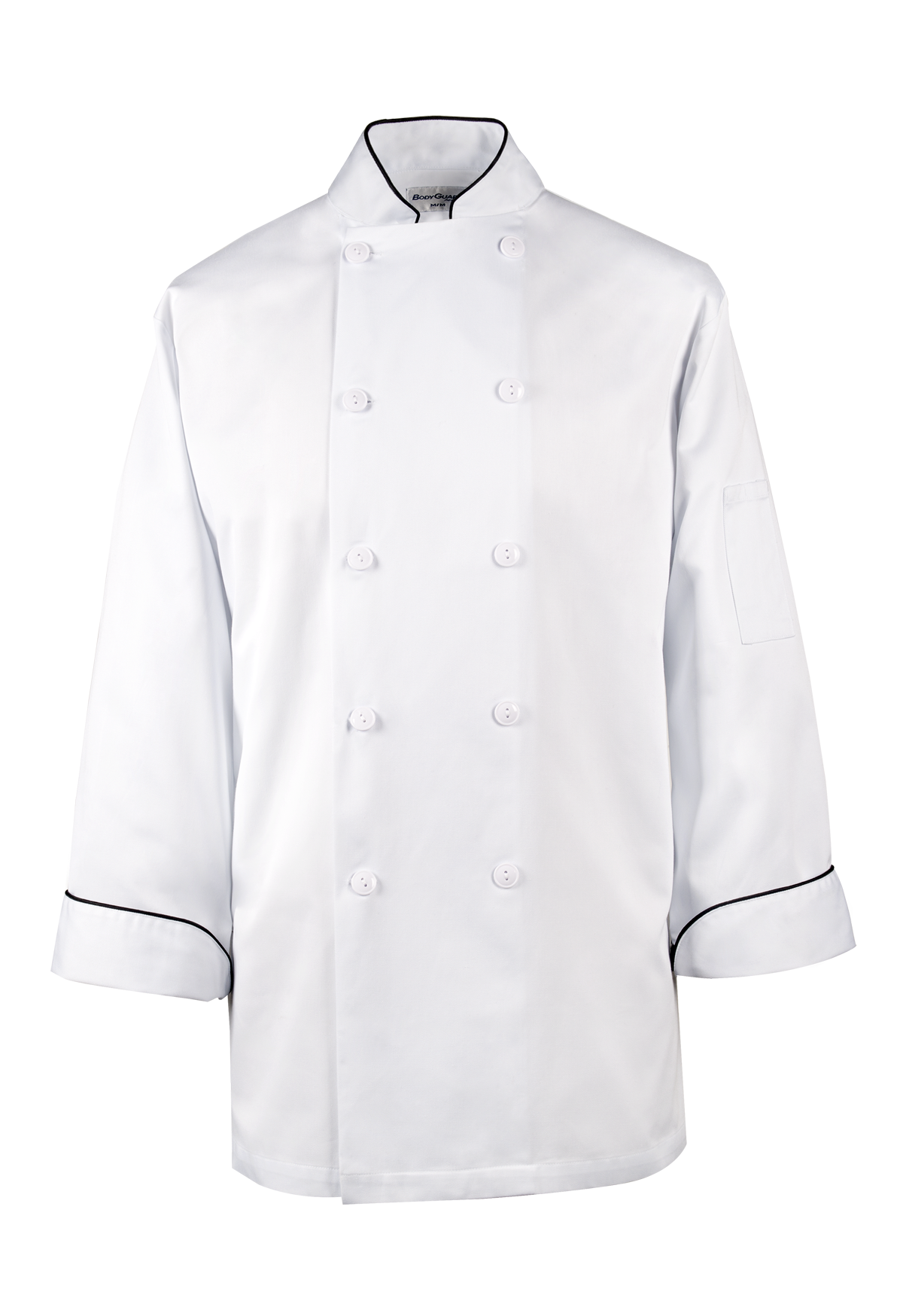 BG21821W-XS : Chef Jacket, Back Mesh, Long Sleeve, White