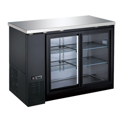 48" Back Bar Sliding Glass Door Coolers
