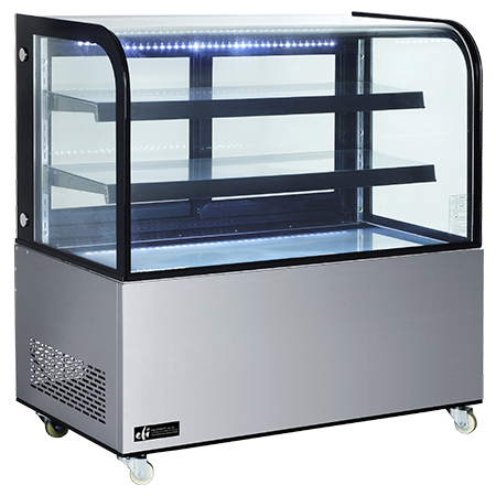 Curved Glass Refrigerated Display Cases
