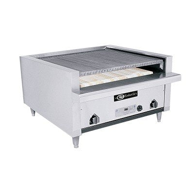 36" Counter-top Open Hearth Open Front Gas Broiler