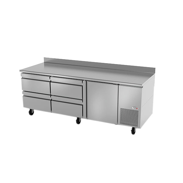 93" Undercounter Refrigerator w/ 4 Drawers, 40" Height