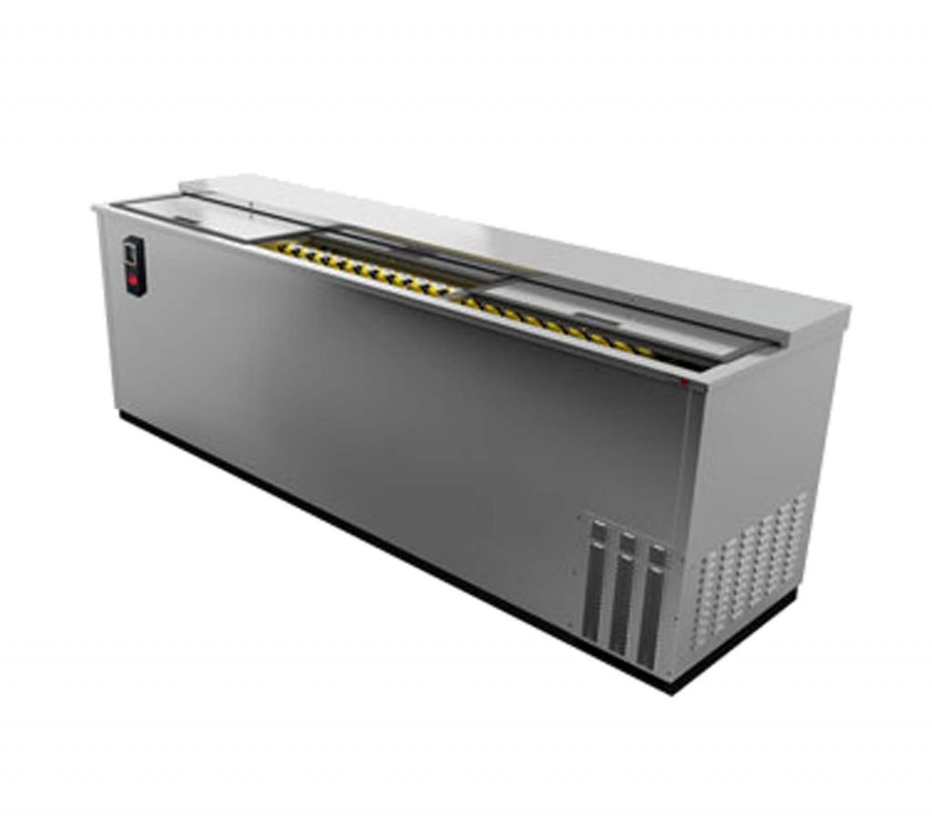 95" Stainless Steel Slide Top Bottle Cooler