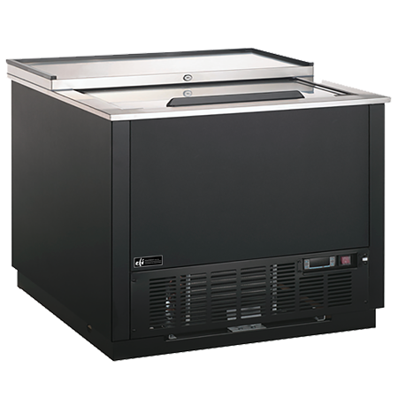 36" Glass Froster - 1 Sliding Door