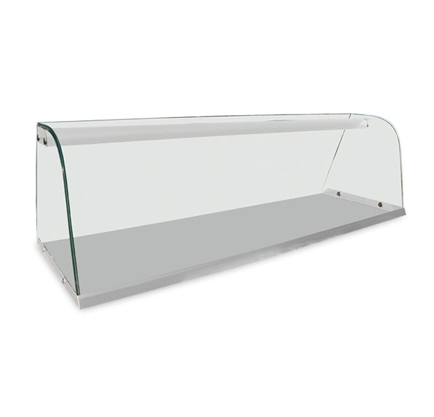 Curved Glass Sneeze Guards