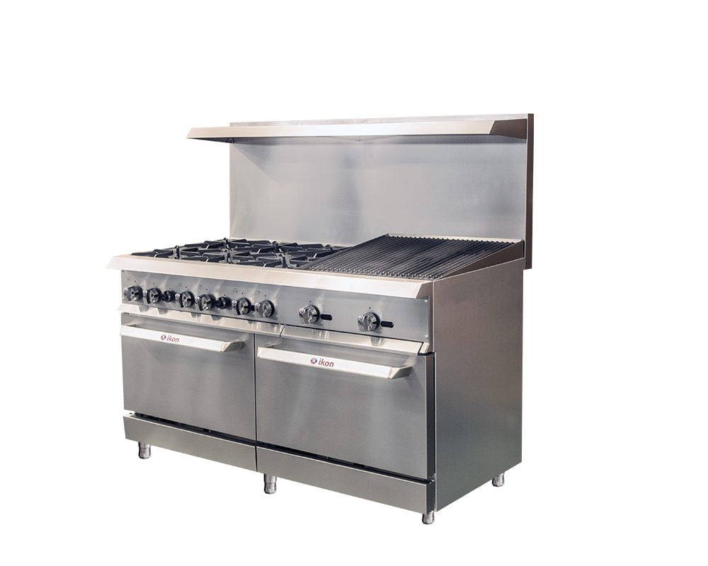 Range 60 in. - 6 Burners - 24 in. Radiant Broiler