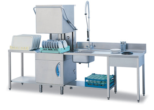 Electronic Upright Dishwasher With Booster