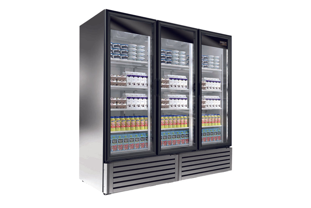 Stainless Steel Merchandiser Refrigerator