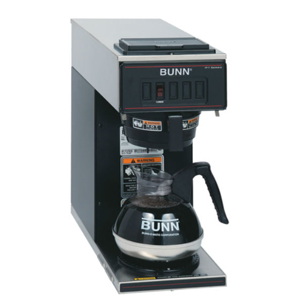 Low Profile Pourover Coffee Brewer with 1 Warmer