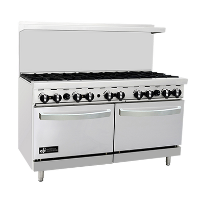 60" Range with 2 Burners and 48" Griddle - Natural Gas