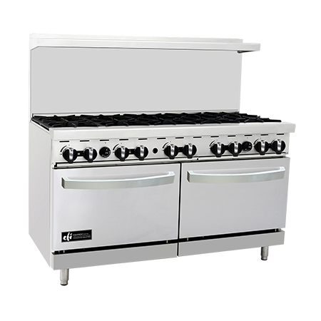 60" Range with 12" Griddle and 8 Burners - Natural Gas