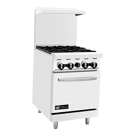 24" 4 Burners Range - Propane