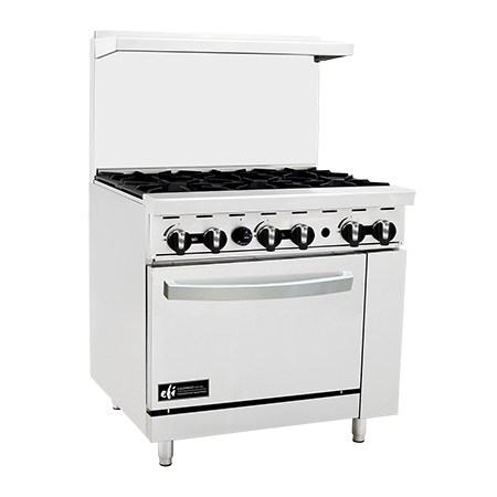 36" Range with 6 Burners - Propane