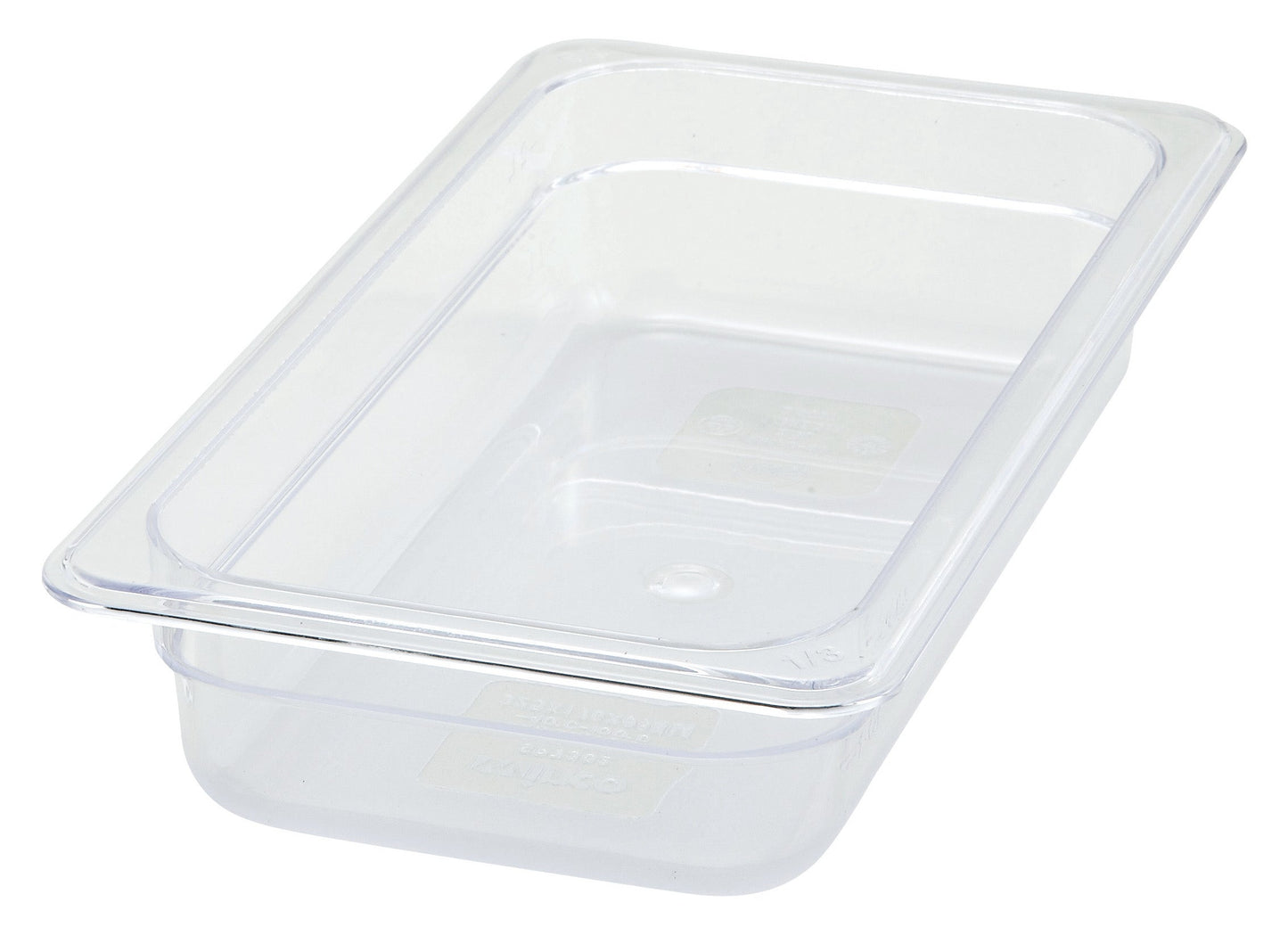 1/3 Size, 2.5" PC Clear Food Pan