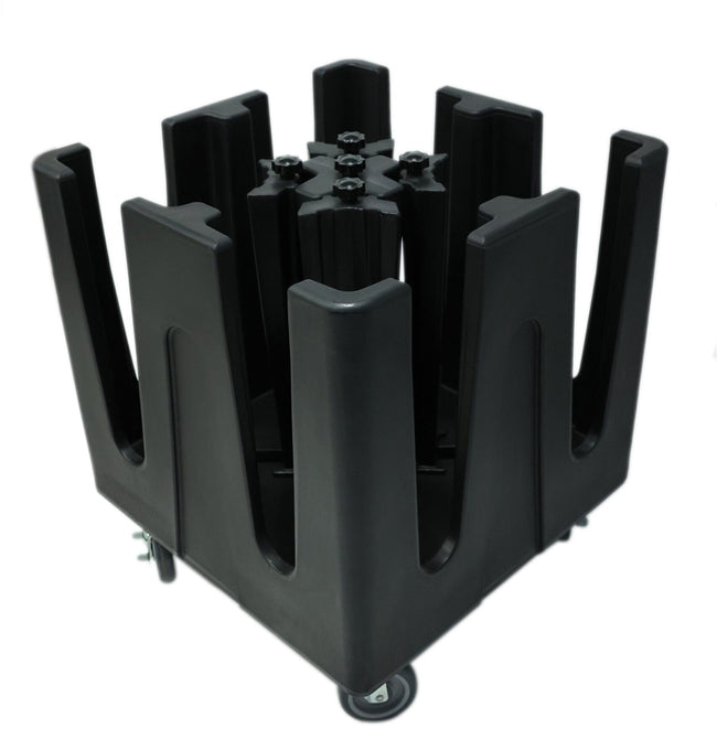 Adjustable Dish Cart 4 Dividers