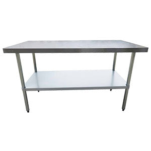 30" x 60" ALL STAINLESS STEEL WORKTABLES