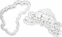 3.66"x 2.4" LACE SWAG, ACRYLIC CUTTER