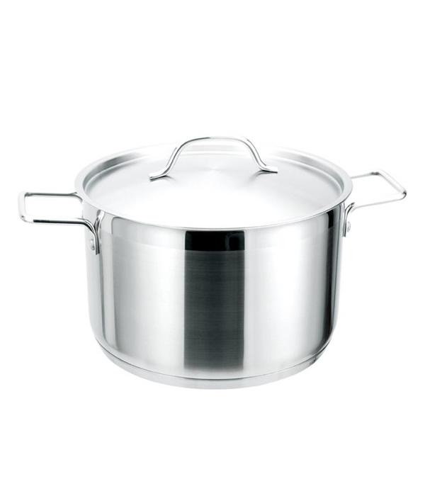 7.5L STOCK POT W/COVER 8.6" X 7.9" STRAUSS PRO