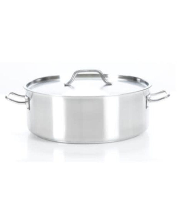 12L CASSEROLLE W/COVER 13.4" X 5.5" STRAUSS PRO