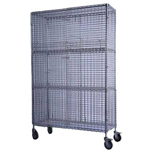 24" x  36" CHROME WIRE SECURITY SHELVING