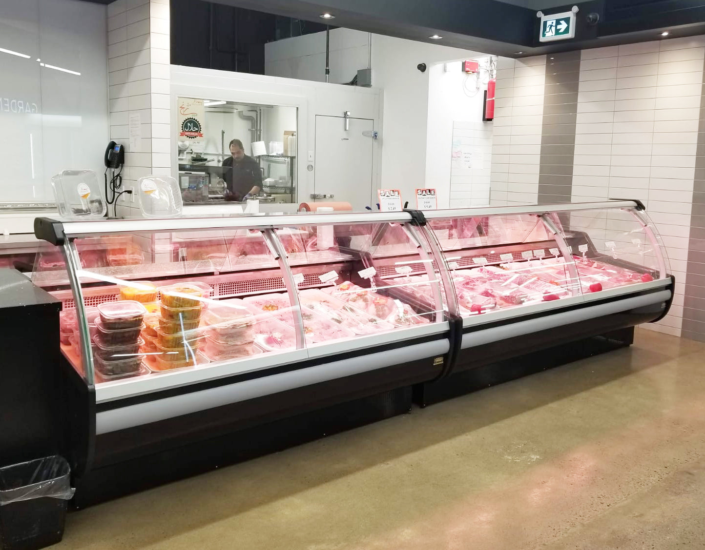 47"D Deli Meat Cheese & Salad Case, Lift-up Front Glass