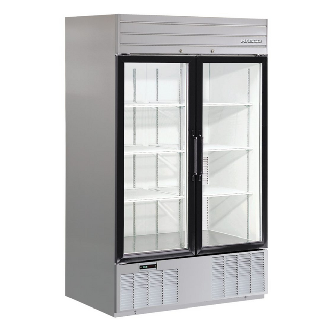 Double Glass Door Merchandiser