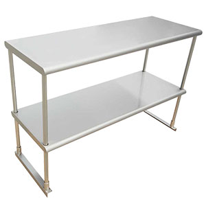 18" x 72" STAINLESS STEEL OVER-SHELVES