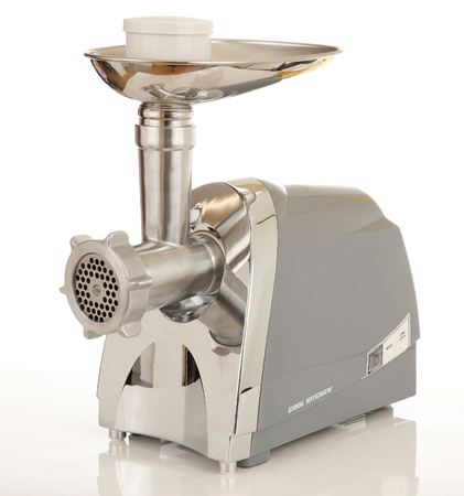 PRO MEAT GRINDER, 120V/575 W, 4 S/S DISCS & SAUSAGE FILLER