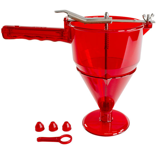 CONFECTIONERY FUNNEL,  W/3NOZZLES & STAND