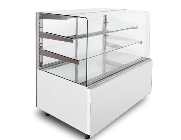 Cube Refrigerated Pastry Case, 2 Shelf, Openable Front Glass - C2URP ...