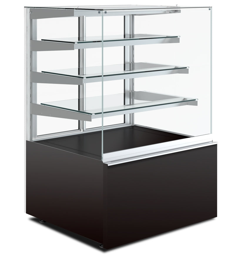 Cube Refrigerated Pastry Case, 3 Shelf