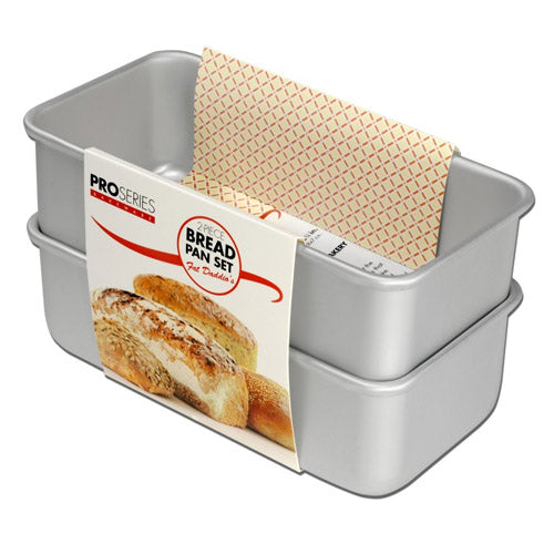 Bread Pan Set 7-3/4" x 3-3/4" x 2-3/4", 2pc Set